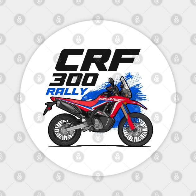 CRF 300 Rally Magnet by Tomislav Lozić